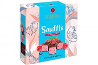«OZera», конфеты Souffle с малиной в тёмном шоколаде, 360г: 