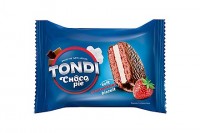 «Tondi», choco Pie клубничный, 30г (упаковка 70шт.): 