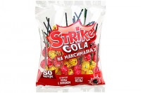 «Strike», карамель на палочке «Cola на максималках», 565г: 