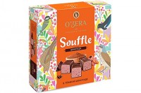 «OZera», конфеты Souffle со вкусом шоколада, в тёмном шоколаде, 360г: 