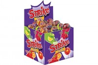 «Strike», карамель на палочке с жевательной конфетой, 11г (упаковка 50шт.): 