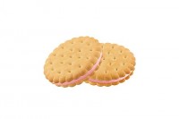 Печенье-сэндвич с клубничным кремом, затяжное (коробка 3,4кг): 